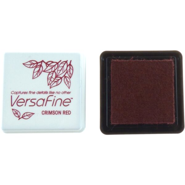 Encre VersaFine rouge Crimson red Tsukineko pour tampons