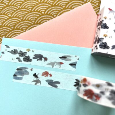 Masking tape « Poisson rouge oranda »