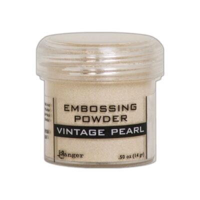 Poudre à embosser crème « Vintage pearl »