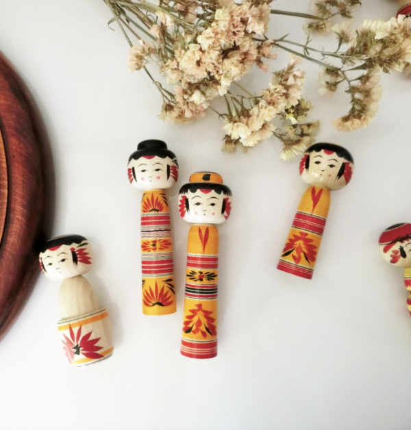 Emporte-pièce Japonais Kokeshi Fille à Lanterne - Plastique PLA Rouge - Sugartess