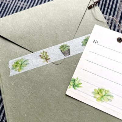 Masking tape « Mes plantes grasses »