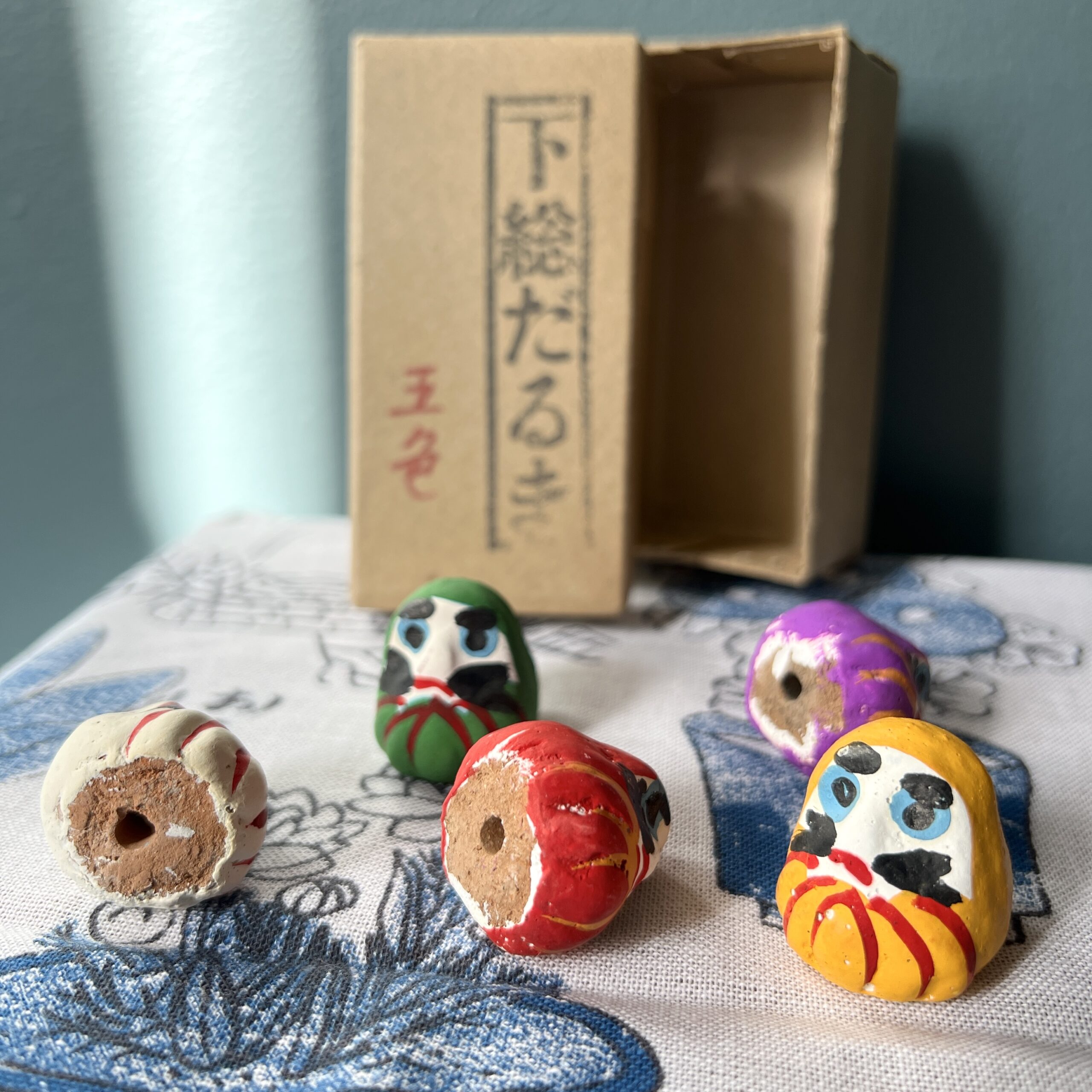 Daruma Japonais Porte-bonheur 6,5 Cm - Pourpre - Objectifs Et Réussite