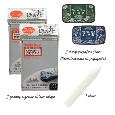 Kit pour graver des tampons – Kit 2