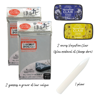 Kit pour graver des tampons – Kit 1