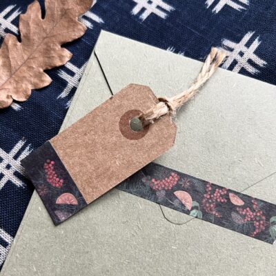 Masking tape « Orange et pomme de pin »