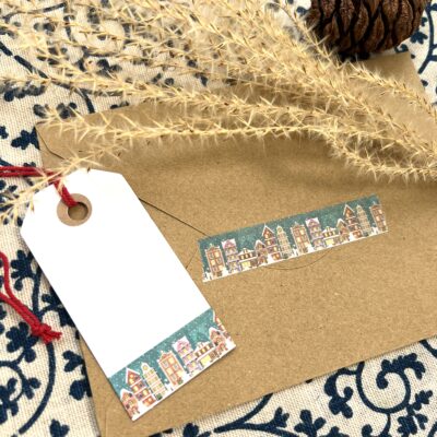 Masking tape « Maisons sous la neige »