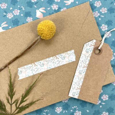 Masking tape « Végétaux glacés »