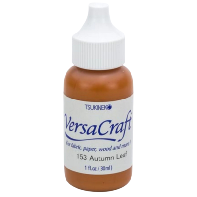 Recharge d'encre VersaCraft marron Autumn leaf en bouteille marque japonaise Tsukineko