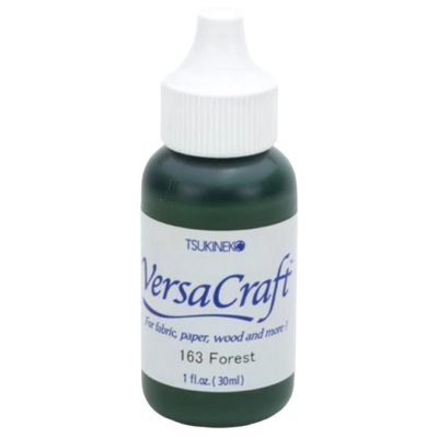 Recharge d'encre VersaCraft vert Forest en bouteille marque japonaise Tsukineko
