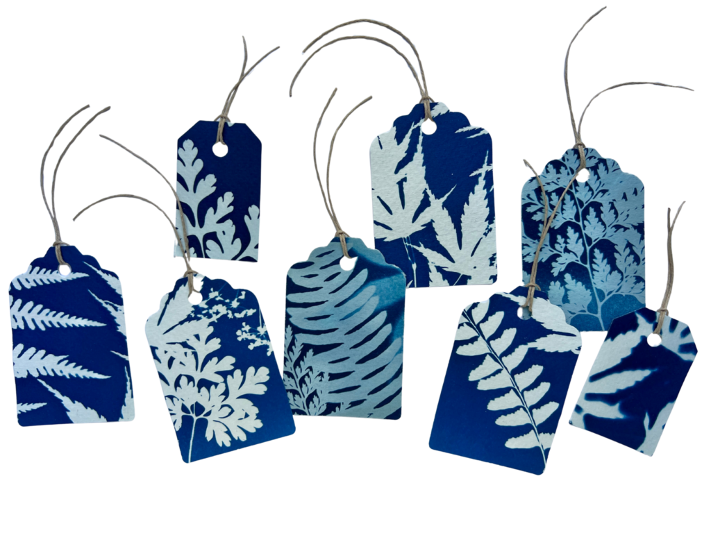 Réaliser des étiquettes cyanotypes