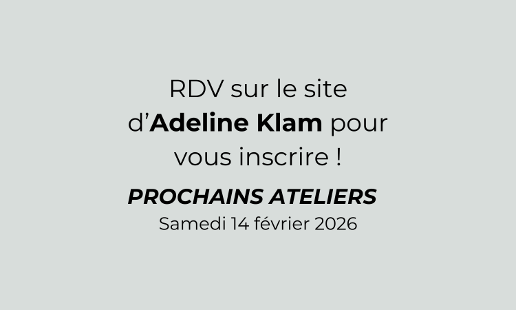 Ateliers créatifs de gravure de tampons à Paris chez Adeline Klam