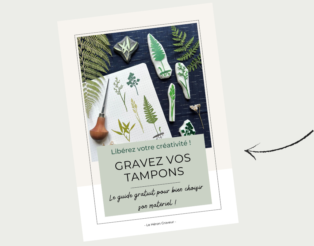 Comment graver des tampons, guide gratuit du Héron Graveur