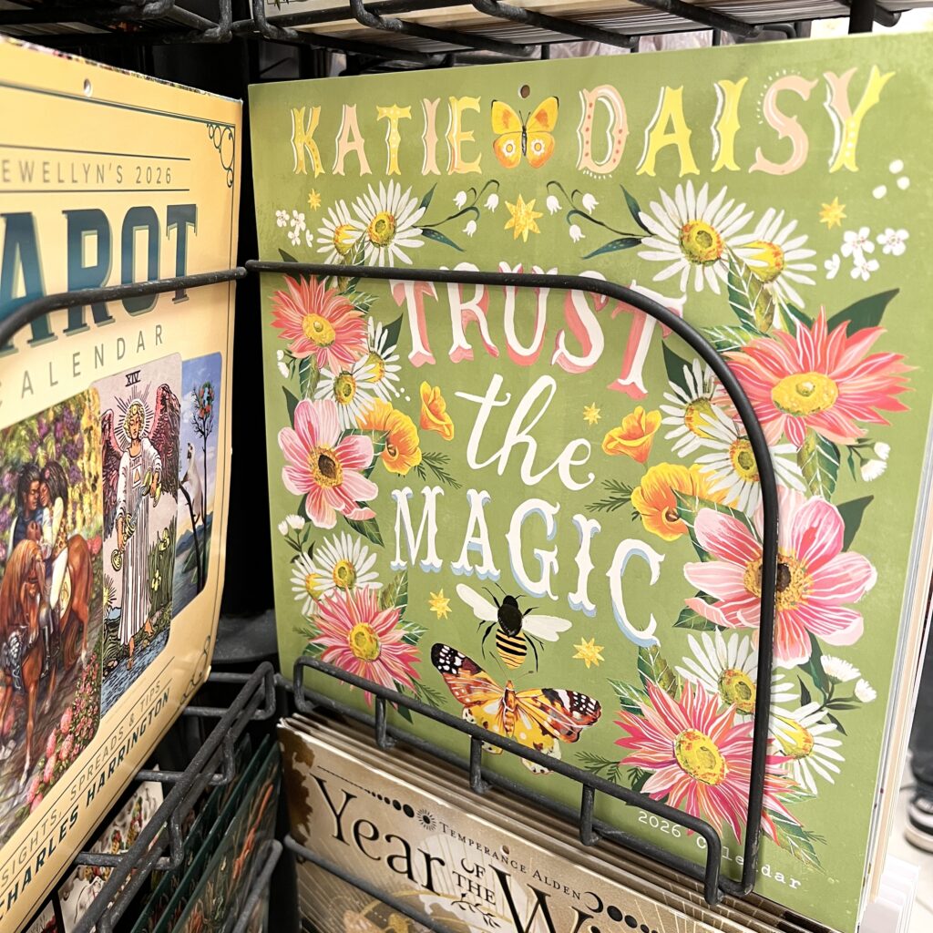 Calendrier, librairie papeterie Barnes and Noble à New York