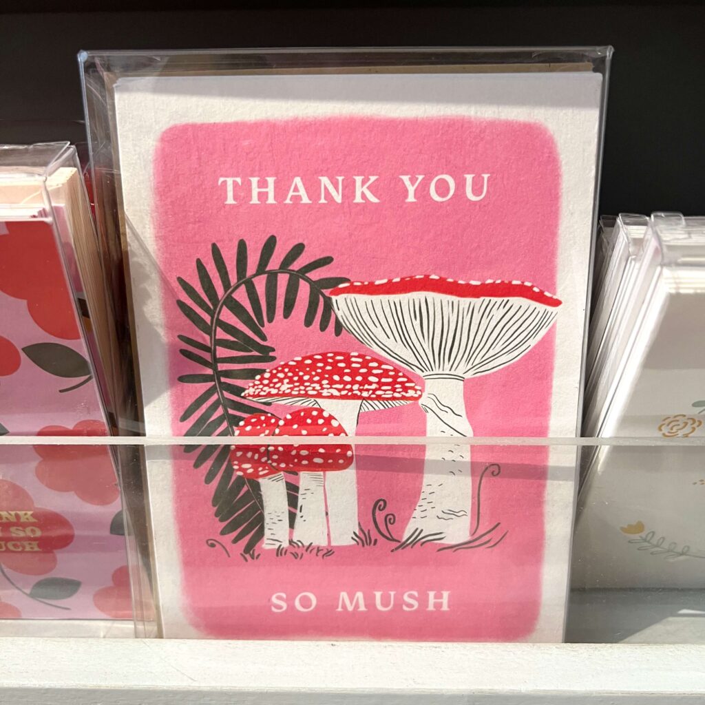 Carte Thank You, papeterie Paper Source à New York