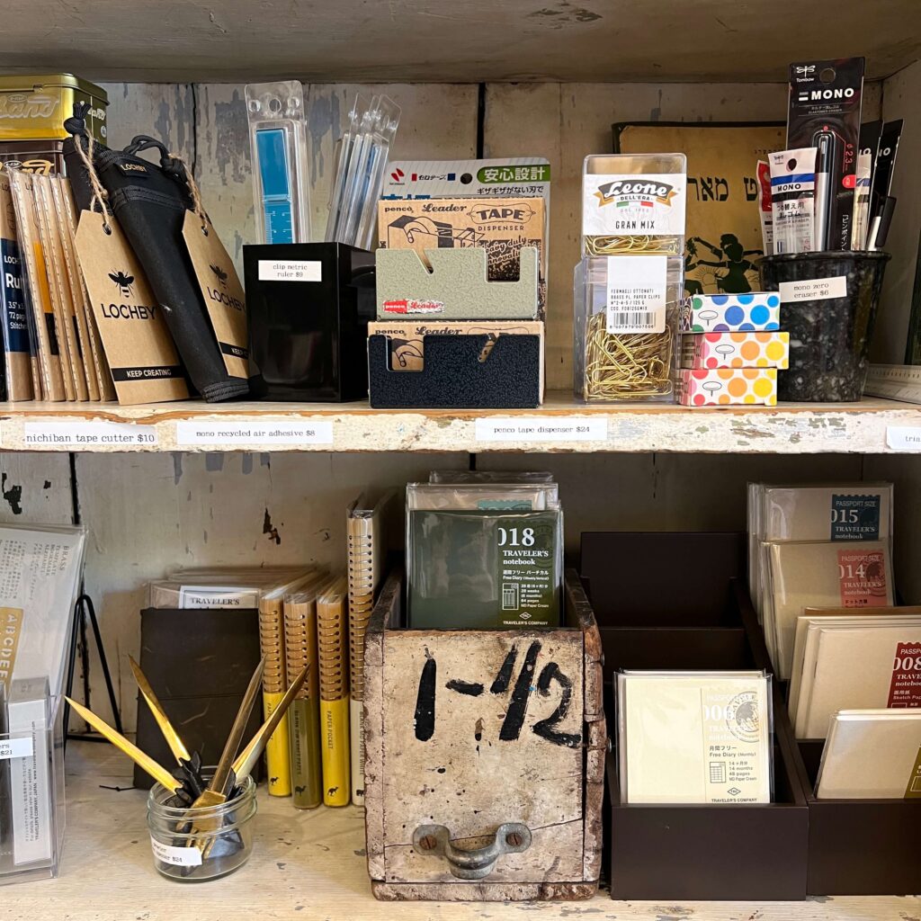 The analog stationer à New York