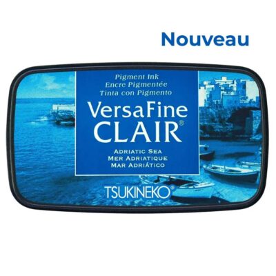 Grande encre VersaFine Clair bleue « Mer Adriatique »