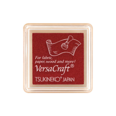 Encreur rouge pour tampons couleur Poinsettia marque Tsukineko gamme VersaCraft