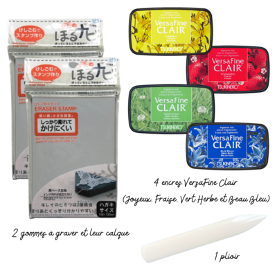 Kit pour graver des tampons – Kit 4