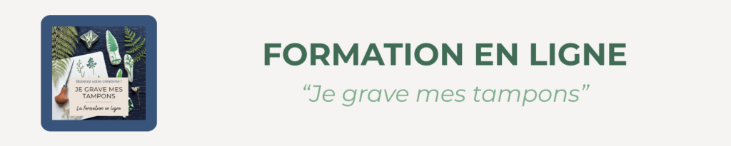Bouton lien formation en ligne Le Héron Graveur