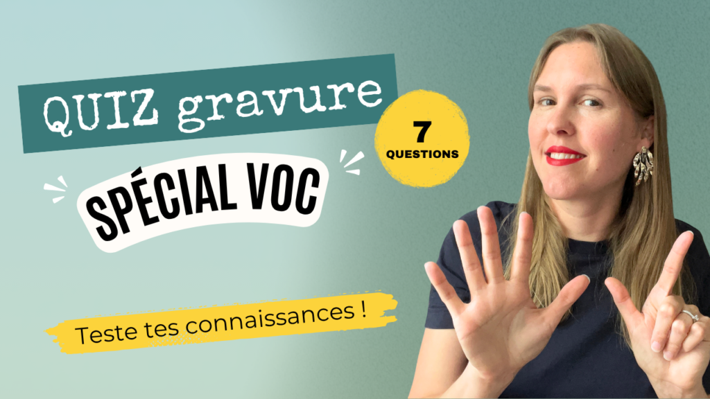 Quizz gravure Le Héron Graveur sur YouTube