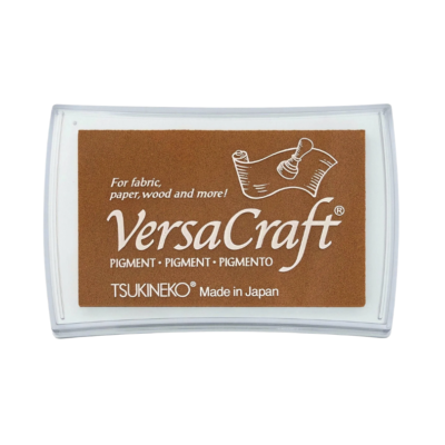 Encreur marron VersaCraft Butterscotch, encre pour tampons
